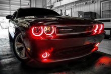 Cargar imagen en el visor de la galería, Oracle Dodge Challenger 08-14 LED Waterproof Halo Kit - Red SEE WARRANTY