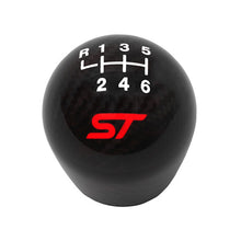 Cargar imagen en el visor de la galería, Ford Racing Focus ST Black Carbon Fiber Shift Knob 6 Speed