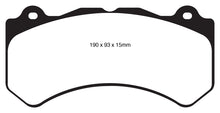 Cargar imagen en el visor de la galería, EBC 16+ Cadillac ATS-V 3.6 Twin Turbo Redstuff Front Brake Pads
