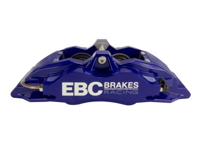 EBC Racing 05-11 Ford Focus ST (Mk2) Pinza azul Apollo-4 delantera izquierda