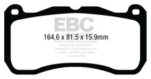 Cargar imagen en el visor de la galería, Pastillas de freno delanteras EBC 13-14 Ford Mustang GT500 Bluestuff