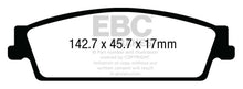 Cargar imagen en el visor de la galería, EBC 15+ Cadillac Escalade 6.2 2WD Ultimax2 Rear Brake Pads