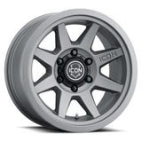 ICON Rebound 17x8.5 6x5.5 0mm Offset 4.75in BS Rueda de carbón de 106.1mm de diámetro