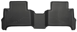 Husky Liners 15 Chevrolet Colorado Crew Cab WeatherBeater Revestimientos negros para el piso del segundo asiento