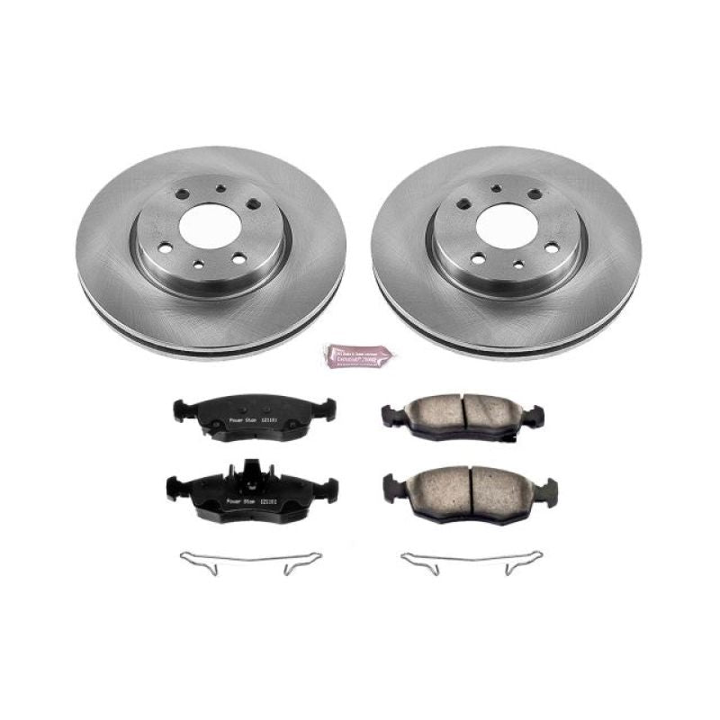 Power Stop 12-18 Fiat 500 Front Autospecialty Brake Kit