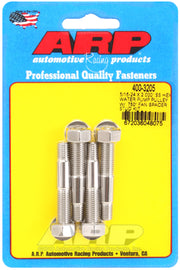 Polea de bomba de agua hexagonal ARP de 5/16-24 x 2.000 SS con kit de perno espaciador de ventilador de 0,750 pulgadas