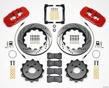 Cargar imagen en el visor de la galería, Wilwood AERO4 Rear Kit 14.25in Drilled Red 2008-2009 Pontaic G8 w/Lines