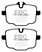 Load image into Gallery viewer, EBC 2021+ BMW M3/M4 3.0TT (G80/G82/G83 w/Cast Iron Rotors) Redstuff Rear Brake Pads