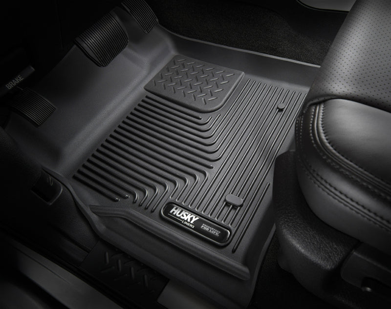 Husky Liners 14-15 Chevy Silverado Crew Cab X-Act Contour Negro Revestimientos de piso de segunda fila
