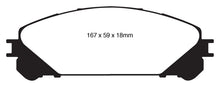 Cargar imagen en el visor de la galería, EBC 10+ Lexus RX350 3.5 (Japan) Greenstuff Front Brake Pads
