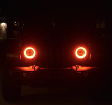 Cargar imagen en el visor de la galería, ORACLE Lighting Jeep Wrangler JL/Gladiator JT LED Surface Mount Headlight Halo Kit SEE WARRANTY