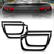 Cargar imagen en el visor de la galería, ANZO Taillight Bezels 2010-2013 Chevrolet Camaro Taillight Bezels - 4pc Flat Black