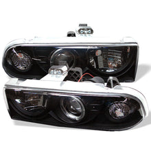 Cargar imagen en el visor de la galería, Spyder Chevy S10 98-04 Projector Headlights LED Halo Blk - Low H1 PRO-YD-CS1098-BK