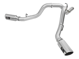Escape Atlas aFe de 4 pulgadas con respaldo doble DPF de acero Al con puntas Pol 16-17 GM Diesel Truck V8-6.6L (td) LML