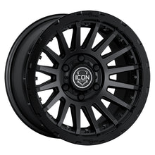 Cargar imagen en el visor de la galería, ICON Recon Pro 17x8.5 6 x 5.5 25mm Offset 5.75in BS Satin Black Wheel