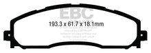Cargar imagen en el visor de la galería, EBC 13+ Ford F250 (inc Super Duty) 6.2 (2WD) Extra Duty Rear Brake Pads