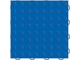 WeatherTech TechFloor 12in x 12in Solid Floor Tile w/ Raised Squares - Blue