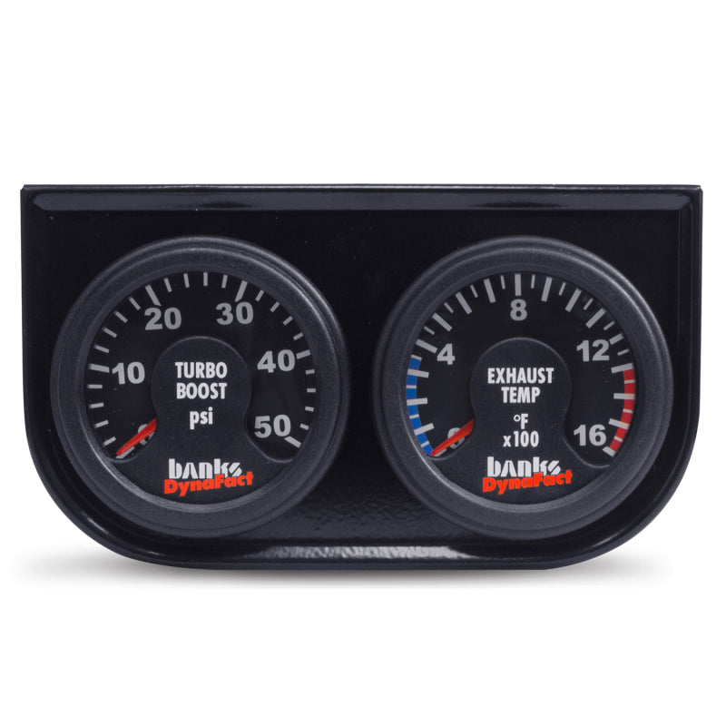 Banks Power 98-02 Dodge 5.9L (con nuevo AutoMind) Conjunto de medidor Dynafact Elect