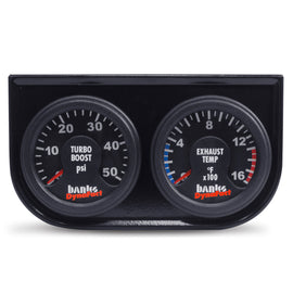 Banks Power 01-07 Chevy/03-07 Dodge/03-07 Frd Dynafact Elect Conjunto de medidor con termopar