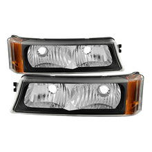 Cargar imagen en el visor de la galería, Xtune Chevy Silverado 03-06 LED Bumper Lights Black CBL-JH-CSIL03-AM-BK
