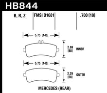 Cargar imagen en el visor de la galería, Hawk 13-16 Mercedes SL Class / 14-17 Mercedes S Class HPS 5.0 Rear Brake Pads