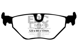 EBC 87-91 BMW M3 2.3 (E30) Pastillas de Freno Traseras Redstuff