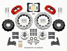 Cargar imagen en el visor de la galería, Wilwood Narrow Superlite 6R Front Hub Kit 14.00in Drill Red 65-72 CDP C Body -Drum