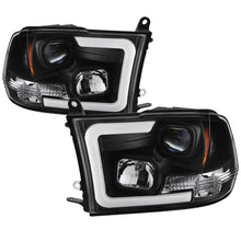 Load image into Gallery viewer, Spyder 09-16 Dodge Ram 1500 Version 2 Headlights Light Bar DRL Black PRO-YD-DR09V2-LBDRL-BK