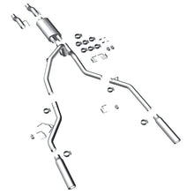 Cargar imagen en el visor de la galería, MagnaFlow 11 Ford F-150 3.7L/5.0L/6.2L SS Catback Exhaust Dual Split Rear Exit w/ 3.5in SS Tips