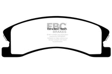 Cargar imagen en el visor de la galería, EBC 99-04 Jeep Grand Cherokee 4.0 (Akebono) Yellowstuff Front Brake Pads