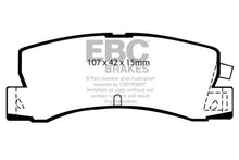 Cargar imagen en el visor de la galería, EBC 89-92 Geo Prizm 1.6 SL Ultimax2 Rear Brake Pads
