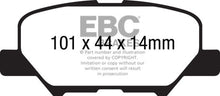 Cargar imagen en el visor de la galería, EBC 13+ Mitsubishi Outlander 2.4 FWD Greenstuff Rear Brake Pads