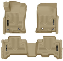 Cargar imagen en el visor de la galería, Husky Liners 2013 Toyota 4Runner WeatherBeater Tan Front &amp; 2nd Seat Floor Liners