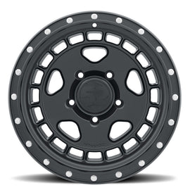 quince52 Turbomac HD 17x8.5 5x127 0mm ET 71.5mm Rueda negra de asfalto con orificio central