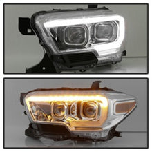 Cargar imagen en el visor de la galería, xTune Toyota Tacoma 16-18 DRL Light Bar Projector Headlights - Chrome PRO-JH-TTA16-LBDRL-C