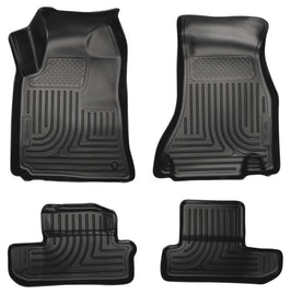 Husky Liners 08-12 Dodge Challenger WeatherBeater Combo revestimientos de piso negros