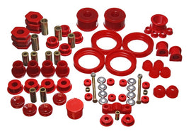 Energy Suspensión 96-00 Honda Civic/CRX Juego de bujes maestros Hyper-Flex rojos