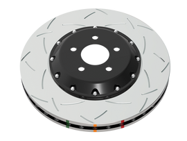 DBA 08-15 Mitsubishi Lancer Evo X T3 Serie 5000 Rotor ranurado delantero con tuercas NAS
