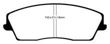 Cargar imagen en el visor de la galería, EBC 05-09 Chrysler 300 2.7 Redstuff Front Brake Pads