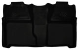 Husky Liners 07-13 Chevy Silverado 1500/2500HD Crew Cab PU Weatherbeater negro 2º asiento revestimiento de piso