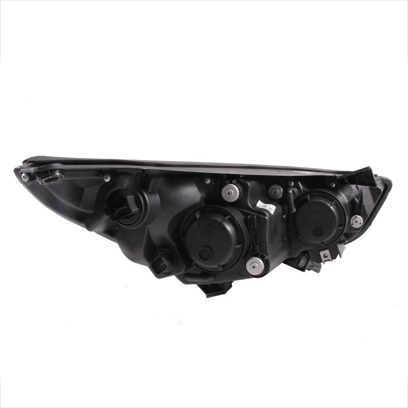 ANZO 2011-2013 Kia Sorento Faros delanteros con proyector con halo negro (CCFL)