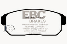 Cargar imagen en el visor de la galería, EBC 02-03 Infiniti G20 2.0 Ultimax2 Rear Brake Pads