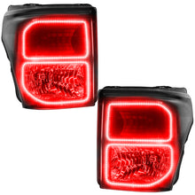 Cargar imagen en el visor de la galería, Oracle Ford F250/350 11-16 Halo Kit (Square Ring Design) - ColorSHIFT w/ BC1 Controller SEE WARRANTY