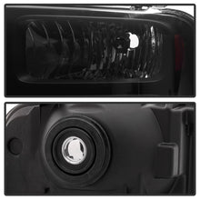 Cargar imagen en el visor de la galería, Xtune Ford F250 F350 F450 Superduty Excursion 99-04 Headlights Black Smoked HD-JH-FF25099-HA-BSM