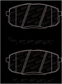 StopTech 14-16 Kia Soul Street Performance Front Brake Pads