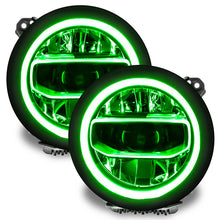 Cargar imagen en el visor de la galería, Oracle Jeep Wrangler JL/Gladiator JT RGB+W Headlight DRL Upgrade Kit - ColorSHIFT SEE WARRANTY