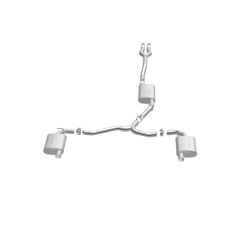 MagnaFlow Cat-Back SS Salida trasera doble dividida 2015 Dodge Charger/Chrysler 300C 3.6L V6 (usa puntas OEM)