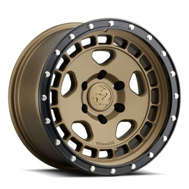 quince52 Turbomac HD 17x8.5 6x139.7 0mm ET 106.2mm Rueda de bronce con bloque de orificio central