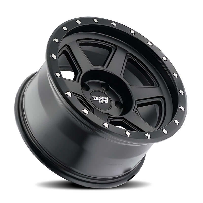Dirty Life 9315 Compuesto 17x9 / 6x139.7 BP / -38mm Offset / 106mm Hub Rueda negra mate