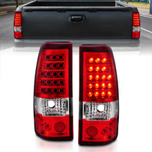 Cargar imagen en el visor de la galería, ANZO 2003-2006 Chevrolet Silverado 1500 luces traseras LED rojo/transparente